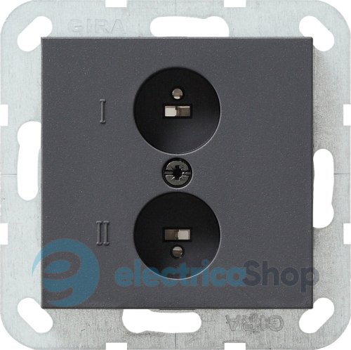 Разъем AUDIO High-Fi стерео розетка System 55 Gira 040228 антрацит