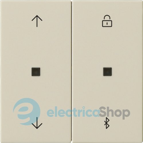 Накладка керування жалюзі S3000 c Bluetooth + таймер System 55 Gira 536701 крем