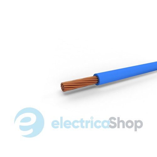 Провід ПВ-3 1х2,5 мм2 ДСТУ, гнучкий, синій