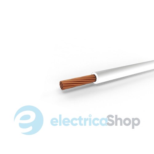 Провід ПВ-3 1х4 мм2 ДСТУ, гнучкий, білий