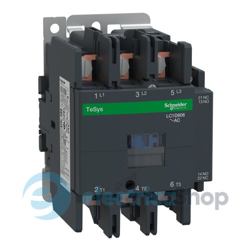Контактор 220V АC 80А 37kW 3нв нв+нз Schneider Tesys LC1D806M7 під кільцевий наконечник