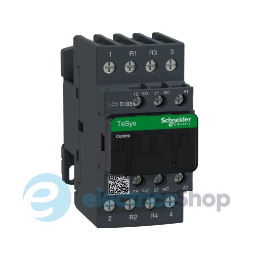 Контактор 3-п. 32A 2НВ+2НЗ 24V AC Tesys Schneider Electric LC1D188B7 гвинтовий затиск