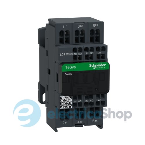 Контактор 3-п. 9A 4kW НО+НЗ 24V AC Tesys Schneider Electric LC1D093B7 пружинный зажим