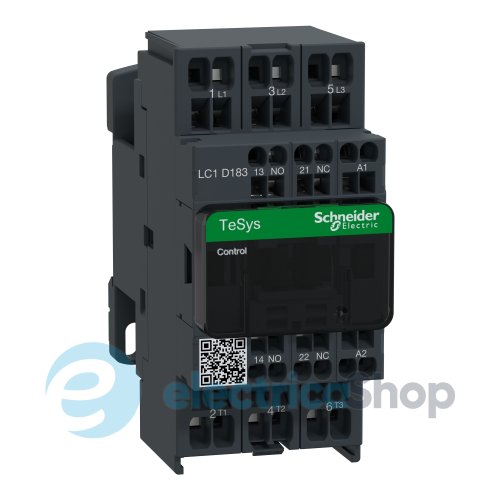 Контактор 3-п. 18A 7,5kW НО+НЗ 24V AC Tesys Schneider Electric LC1D183B7 пружинный зажим