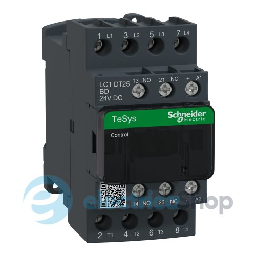 Контактор 3-п. 25А НО+НЗ 24V DC Tesys Schneider Electric LC1DT25BD винтовой зажим
