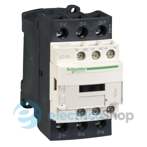 Контакто 24V DC 11kW 25А 3нв нв+нз Schneider Tesys LC1D256BDS207 затискач під кільцевий наконечник
