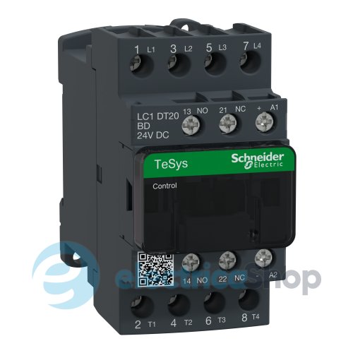 Контактор 3-п. 115А НО+НЗ 24V DC Tesys Schneider Electric LC1DT20BD винтовой зажим