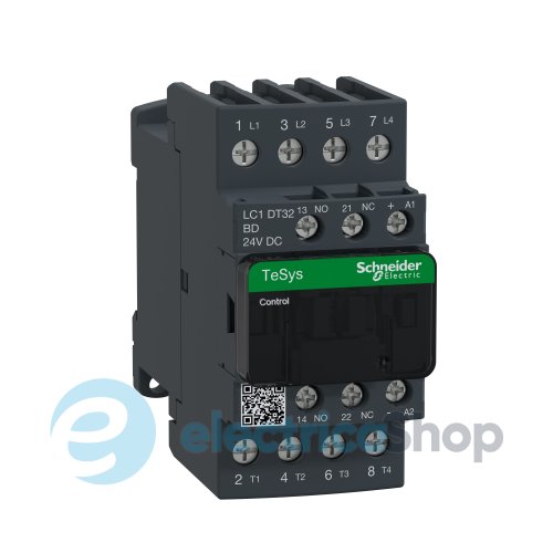 Контактор 3-п. 32А НО+НЗ 24V DC Tesys Schneider Electric LC1DT32BD винтовой зажим