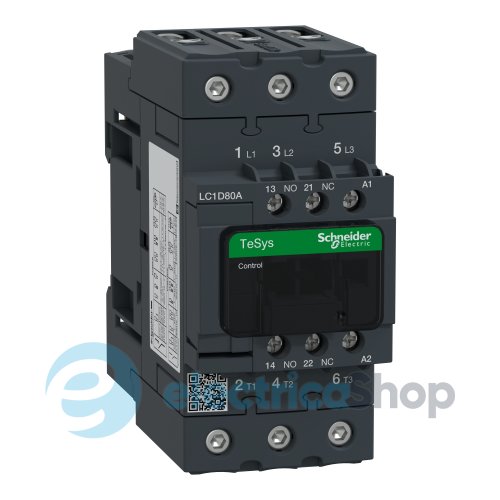 Контактор 3-п. 80А 37kW НО+НЗ 48V AC Tesys Schneider Electric LC1D80AE7 винтовые клеммы
