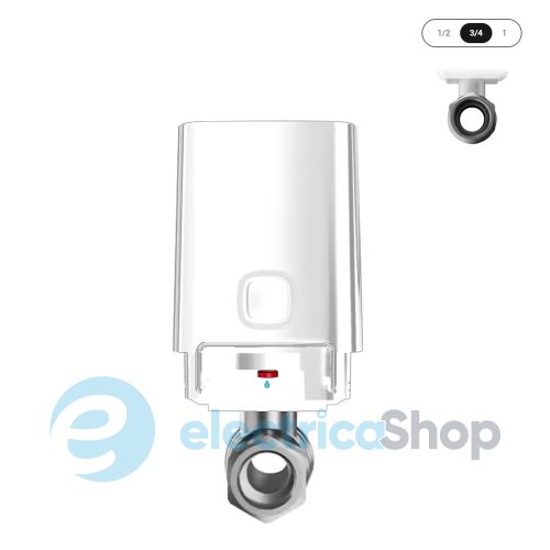 Кран перекрытия воды Ajax WaterStop 3/4" (20 мм) белый