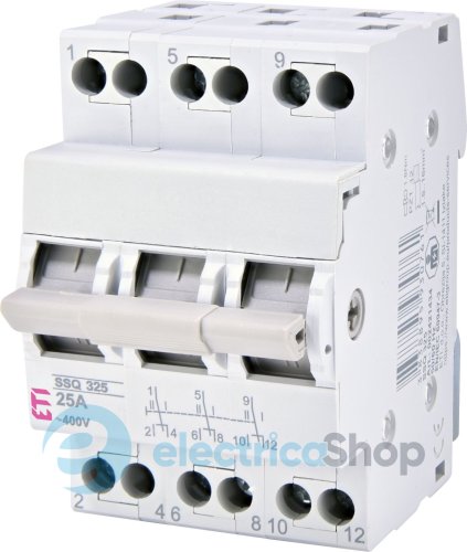 Перемикач навантаження ETI SSQ 325 "1-0-2", 3p 25A 2421434