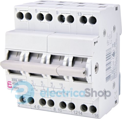 Перемикач навантаження ETI SSQ 440 "1-0-2", 4p 40A 2421445