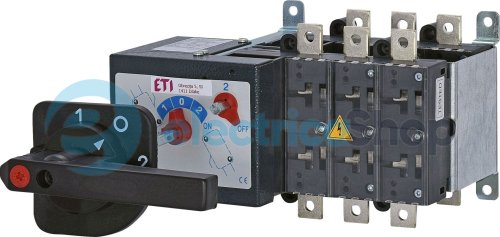 Переключатель нагрузки ETI LA CO 3P 5/D 2500A 1-0-2, с выносной рукояткой, 4667008