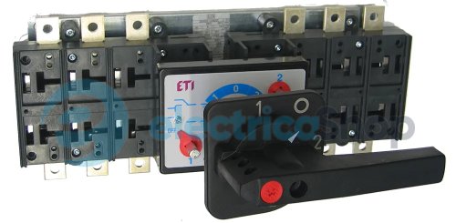 Переключатель нагрузки ETI LA COH 3P 5/D 2500A 1-0-2, с выносной рукояткой, 4667028