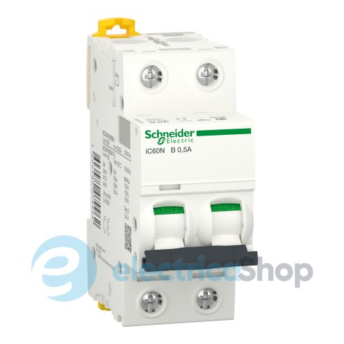Автоматичний вимикач iC60N 2P 20A, B, SE Acti9 A9F78220