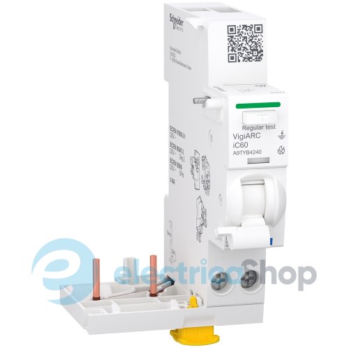 Блок AFDD с дополнительным блоком УЗО, Acti9 VigiARC iC60, 2P, 40 A, 30 мА, тип A-SI SE Acti9 A9TYB4240