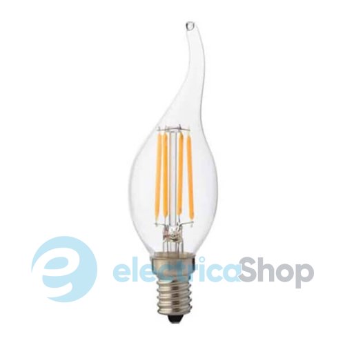 Світлодіодна лампа Horoz FILAMENT FLAME-4 4W Е14 2700K 001-014-0004-010