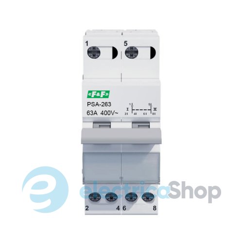 Переключатель нагрузки 1-0-2 (l-0-ll) 2P 63А 230/400V F&F PSA-263