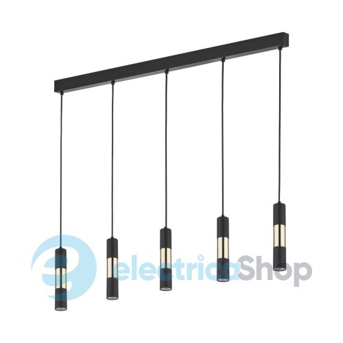 Підвісний світильник TK-Lighting VIVIEN BLACK/GOLD 5 4758