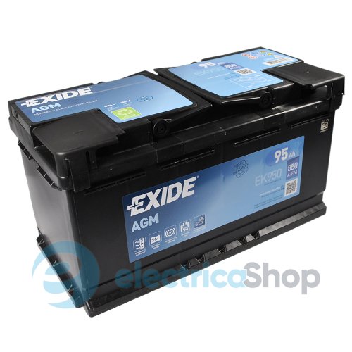 Автомобільний акумулятор EXIDE Start-Stop AGM 6СТ-95Ah АзЕ 850A (EN) EK950