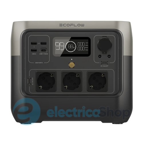 Портативная зарядная станция EcoFlow RIVER 2 PRO (768 Вт⋅год)