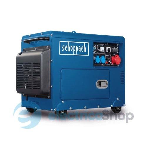 Генератор дизельний 220V/380V Scheppach SG5200D 5кВт