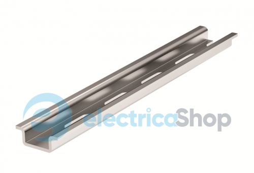 DIN-рейка L-200см перфорированная OMEGA 2F, 15х5,5х1мм, ДКС