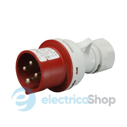 Вилка кабельная 4-п 32A  400V IP44 Sez IVN3243