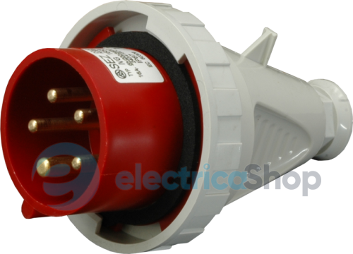Вилка кабельная 5-п  16A  400V IP67 Sez IVG1653