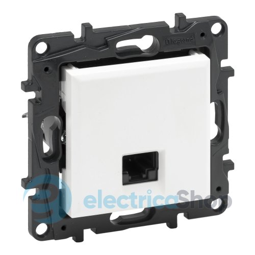 Розетка компьютерная RJ45 CAT5e UTP Legrand NILOE STEP 863159 цвет белый