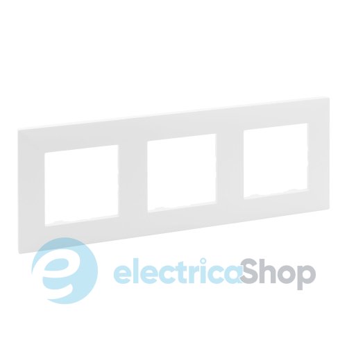 Рамка 3-постова Legrand NILOE STEP 863193 колір білий