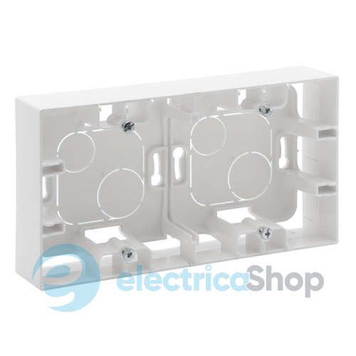 Коробка накладного монтажа 2-постовая Legrand NILOE STEP 863198 цвет белый