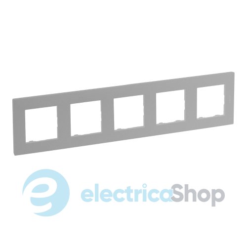 Рамка 5-постовая Legrand NILOE STEP 863395 цвет алюминий