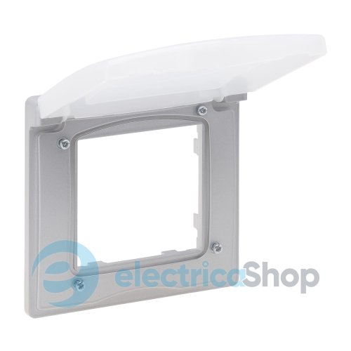 Рамка 1-постовая IP44 Legrand NILOE STEP 863396 цвет алюминий