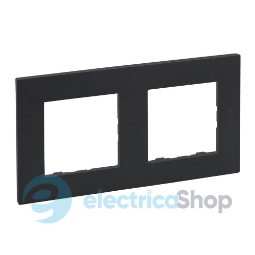 Рамка 2-постовая Legrand NILOE STEP 863792 цвет антрацит