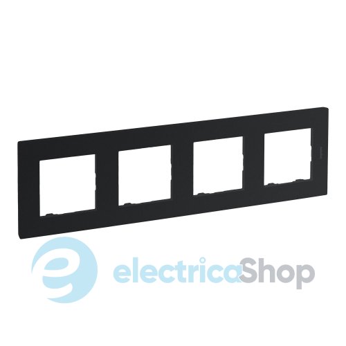 Рамка 4-постова Legrand NILOE STEP 863794 колір антрацит