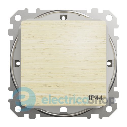 Переключатель 1-кл IP44 SE Sedna Elements SDD280106 береза