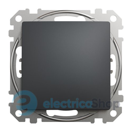 Вимикач кнопковий 1-кл. для серії Sedna Design Schneider Electric SDD114111 чорний