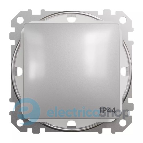 Переключатель 1-кл IP44 SE Sedna Design SDD213106 алюминий