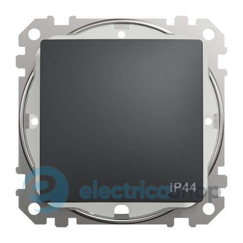 Переключатель 1-кл IP44 SE Sedna Design SDD214106 черный