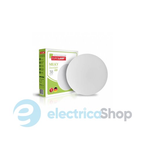 Світлодіодний світильник Eurolamp круглий накладний Milky T22 38W 4000K (LED-NLR-38W-T22)