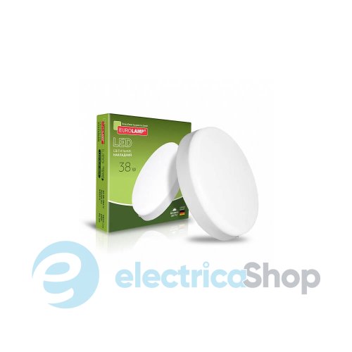 Світлодіодний світильник Eurolamp круглий накладний GL 38W 5000K (LED-NLR-38/5)