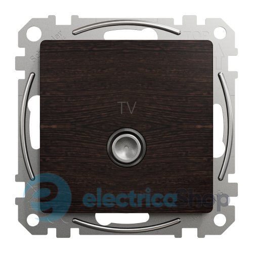 Розетка TV конечная 4дб SE Sedna Elements SDD181471 венге