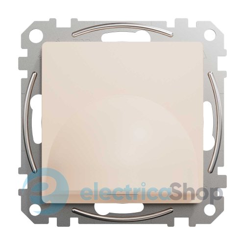 Розетка для вывода кабеля SE Sedna Design SDD112903 бежевый