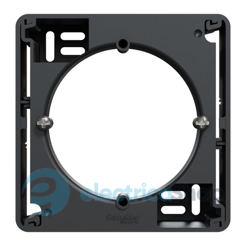 Коробка для поверхностного монтажа 1-пост SE Sedna Design SDD114901 черный