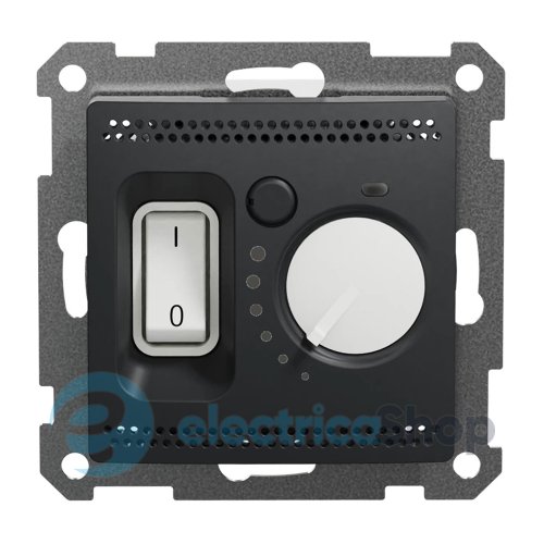 Термостат для теплого пола 16A SE Sedna Design SDD114507 черный