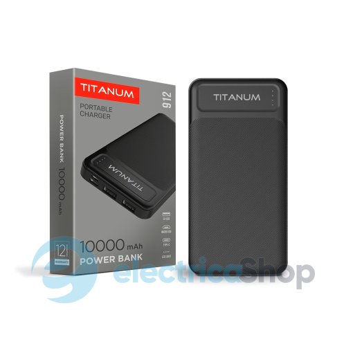 Повербанк VIDEX TITANUM 912 Black 10000mAh (27354)