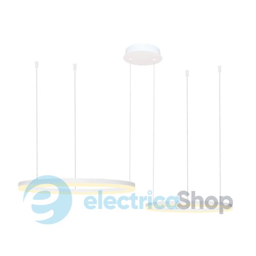 Подвесной светильник AZzardo HALO PENDANT 80+60 CCT BLUETOOTH WH + REMOTE CONTROL AZ4977