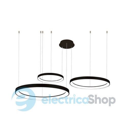 Подвесной светильник AZzardo AGNES PENDANT 38+58+78 DIMM CCT SWITCH BK AZ5024