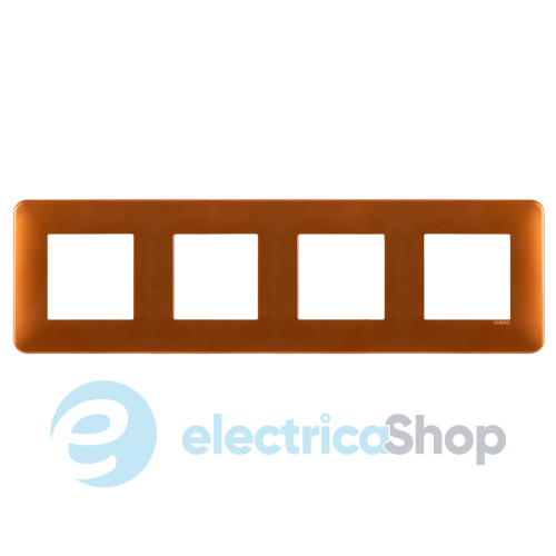 Рамка 4-а EFAPEL LATINA METALLUM медь 42940 TCO